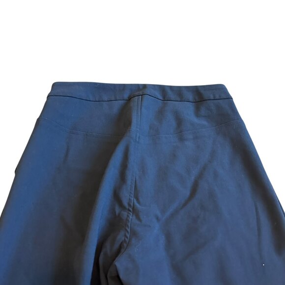 MM Lafleur Navy Trouser Pants Skinny Ankle Length Stretch Office Size 4 Women's - Picture 10 of 13